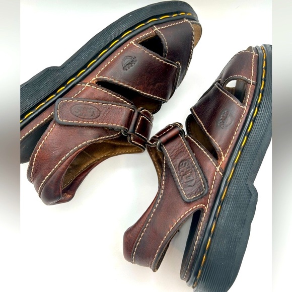 RARE Vintage Dr. Martens Sandals 9076 Mens 11 Women’s 12 Fisherman Chunky MIE - Picture 4 of 16